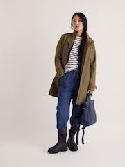 Seasalt Cornwall Green Petite Coverack Waterproof Coat - Image 2 of 5