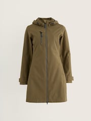 Seasalt Cornwall Green Petite Coverack Waterproof Coat - Image 4 of 5
