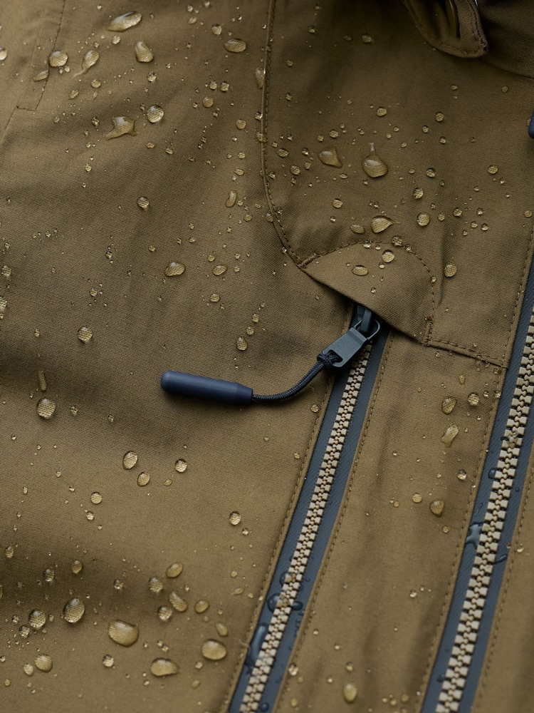 Seasalt Cornwall Green Petite Coverack Waterproof Coat - Image 5 of 5 Seasalt Cornwall Green Petite Coverack Waterproof Coat - Image 5 of 5