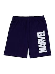 Vanilla Underground Blue Marvel Boys Short 100% Cotton Pyjamas - Image 3 of 5