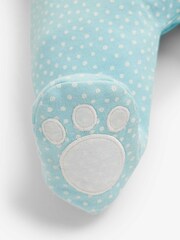 JoJo Maman Bébé Duck Egg Bunny Appliqué Sleepsuit - Image 2 of 3