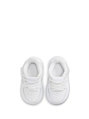 Nike White Infant Air Force 1 Mid EasyOn Trainers - Image 10 of 10