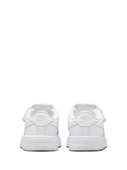 Nike White Infant Air Force 1 Mid EasyOn Trainers - Image 3 of 10