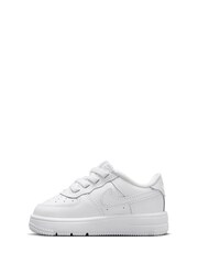 Nike White Infant Air Force 1 Mid EasyOn Trainers - Image 5 of 10