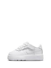 Nike White Infant Air Force 1 Mid EasyOn Trainers - Image 7 of 10