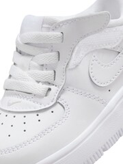 Nike White Infant Air Force 1 Mid EasyOn Trainers - Image 9 of 10