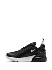 Nike White/Black Air Max 270 Junior Trainers - Image 2 of 10