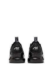 Nike White/Black Air Max 270 Junior Trainers - Image 6 of 10