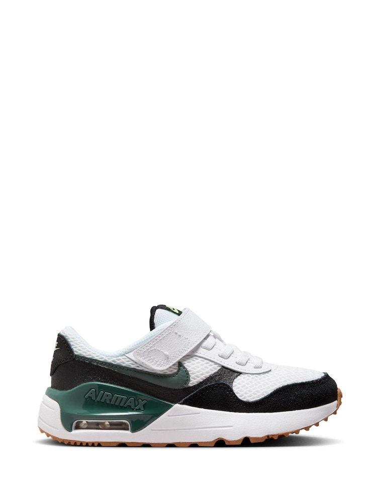 Nike Green/White Junior Air Max Systm Trainers - Image 1 of 10