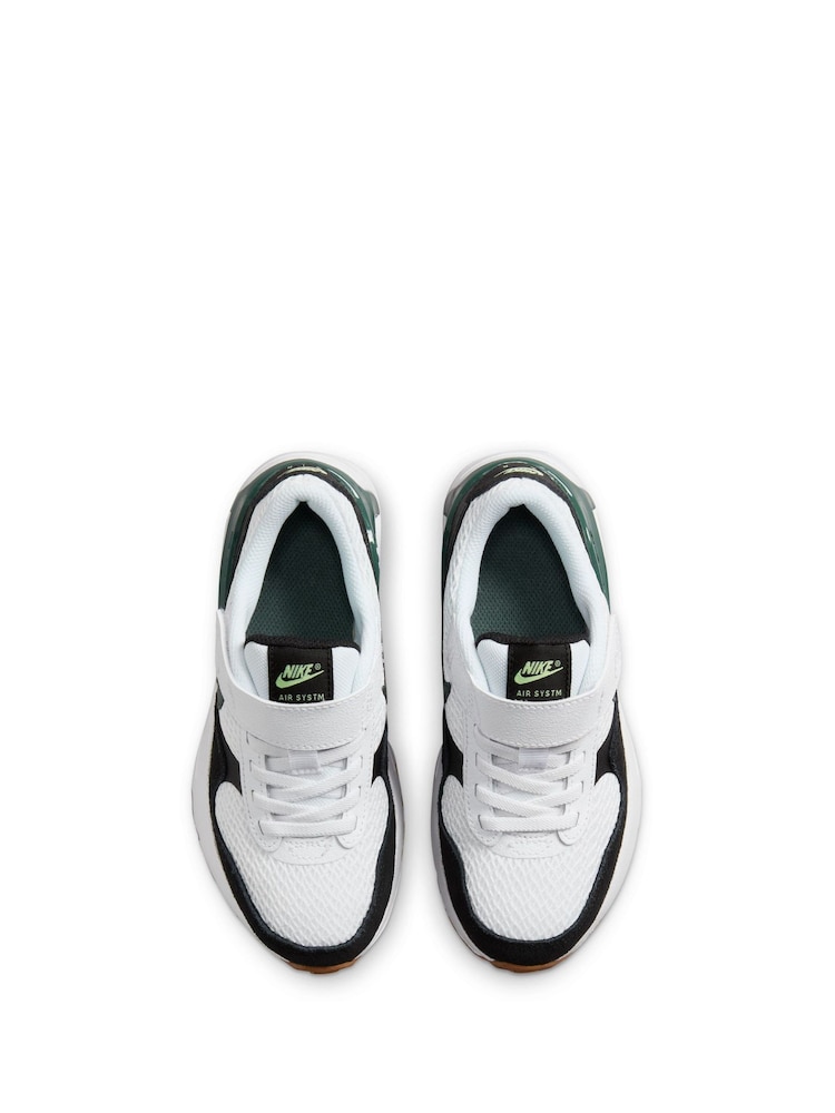 Nike Green/White Junior Air Max Systm Trainers - Image 10 of 10