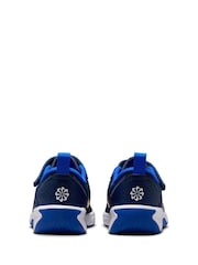 Nike Navy Junior Omni Multi Court Trainers - Image 3 of 10