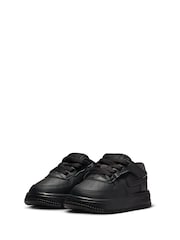 Nike Black Infant Air Force 1 Mid EasyOn Trainers - Image 3 of 8
