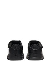 Nike Black Infant Air Force 1 Mid EasyOn Trainers - Image 4 of 8
