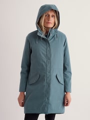 Seasalt Cornwall Green Petite Plant Hunter 2 Raincoat - Image 1 of 5