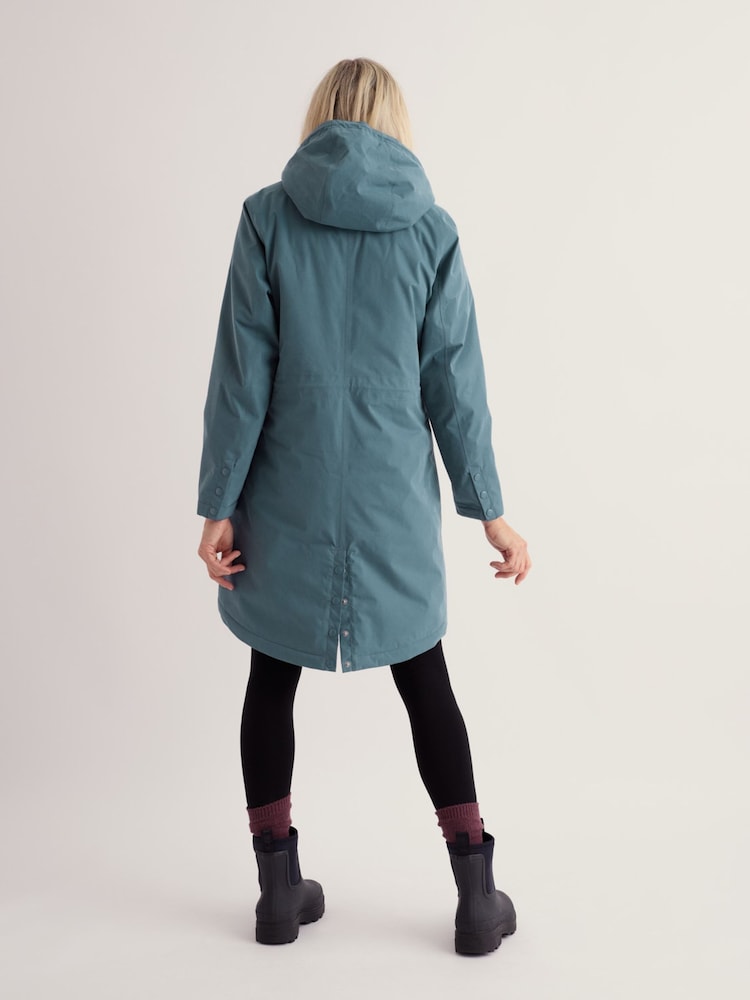 Seasalt Cornwall Green Petite Plant Hunter 2 Raincoat - Image 2 of 5 Seasalt Cornwall Green Petite Plant Hunter 2 Raincoat - Image 2 of 5