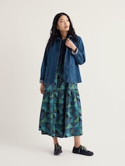 Seasalt Cornwall Blue Tall Reading Rocks Jacket - Image 3 of 5