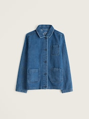 Seasalt Cornwall Blue Tall Reading Rocks Jacket - Image 4 of 5