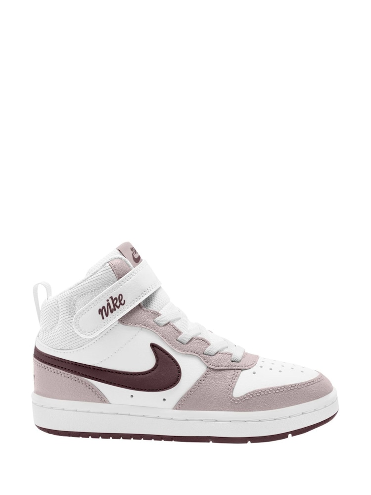 Nike Natural Junior Court Borough Mid Trainers - Image 1 of 11