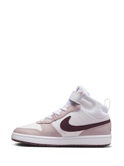 Nike Natural Junior Court Borough Mid Trainers - Image 4 of 11