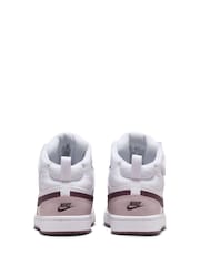 Nike Natural Junior Court Borough Mid Trainers - Image 6 of 11