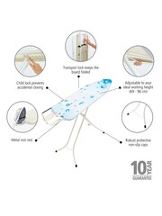 Brabantia White Solid Steam Iron Rest Ironing Board - Image 3 of 5