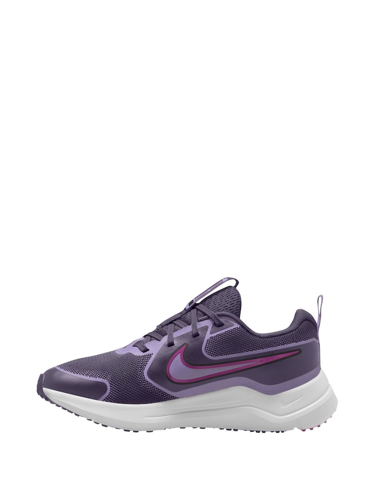 Nike Purple Youth Cosmic Running Trainers - Image 2 of 4