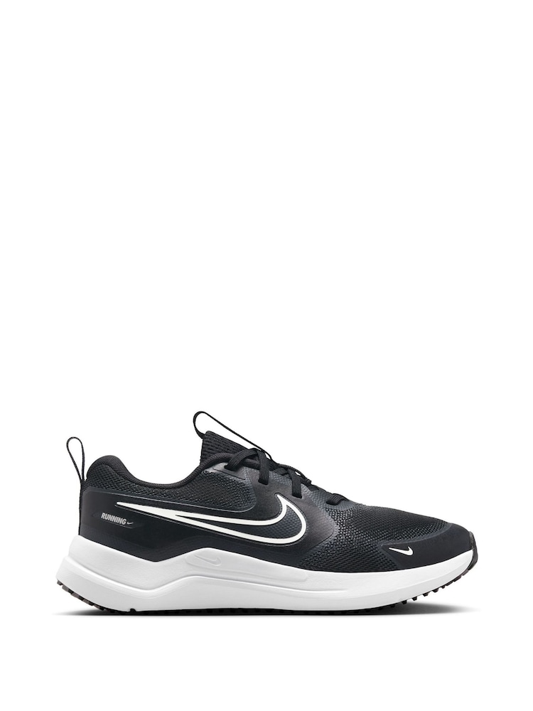 Nike Black/White Youth Cosmic Running Trainers - Image 1 of 4