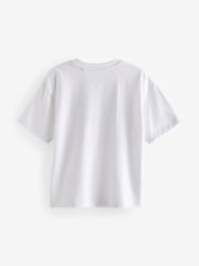 Белый мичиган - Relaxed Fit Short Sleeve Graphic Print T-Shirt (3-16yrs) - Image 2 of 3
