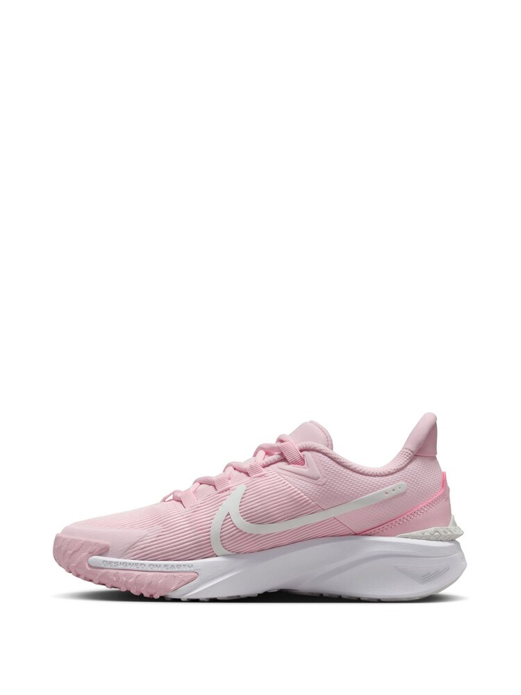Nike Pale Pink Youth Star Runner 4 Trainers - Image 2 of 9