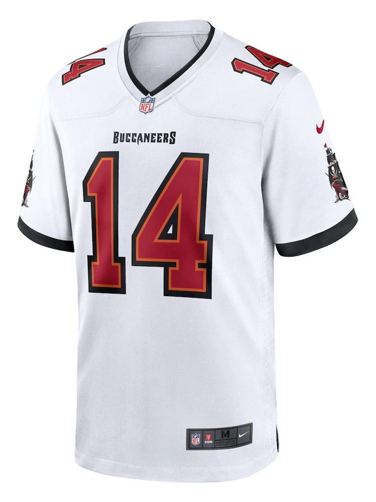 Nike White NFL Tampa Bay Buccaneers Game Road Jersey - Chris Godwin - Image 2 of 3