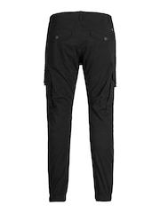 JACK & JONES Black Cargo Trouser - Image 6 of 8