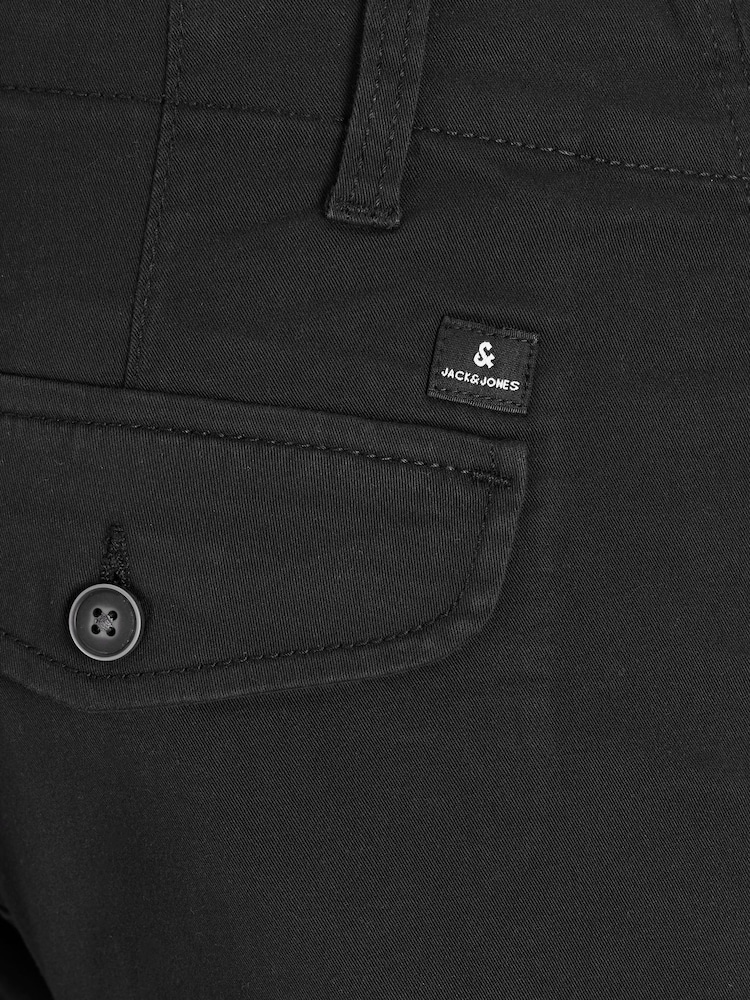 JACK & JONES Black Cargo Trouser - Image 7 of 8