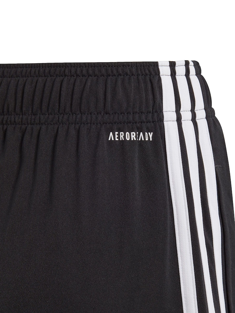 adidas White Chrome Sportswear Train Essentials Aeroready 3-Stripes Regular-Fit Training Set - Image 10 of 10