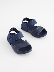Navy Blue Pool Sliders - Image 5 of 9