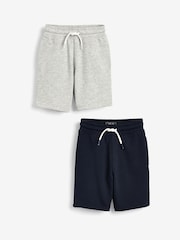 Navy/Grey 2 Pack Shorts (3-16yrs) - Image 1 of 5