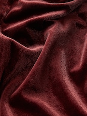 Rose Pink Square Neck Puff Sleeve Velvet Top - Image 6 of 6