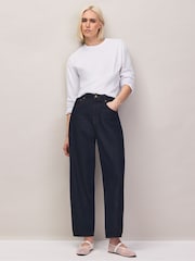 Ro&Zo Blue Denim Barrel Leg Jeans - Image 1 of 7