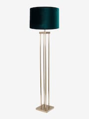 Pacific Gold Langston Satin Brass Floor Lamp - Image 1 of 2