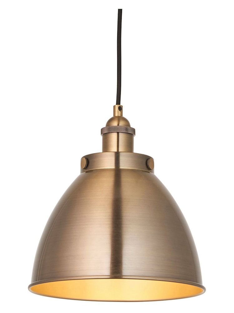 Gallery Home Antique Brass Langley Pendant Ceiling Light - Image 3 of 3