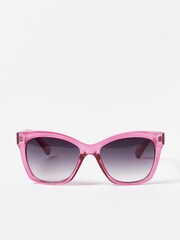 Oliver Bonas Pink Wayfarer Sunglasses - Image 1 of 5