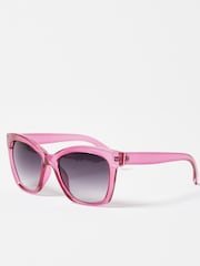 Oliver Bonas Pink Wayfarer Sunglasses - Image 2 of 5