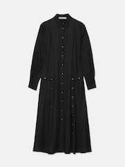 AllSaints Black Artemis Dress - Image 8 of 8