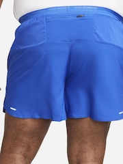 Nike Game Blue Dri-FIT Stride 5 Inch Running Shorts - Image 7 of 13