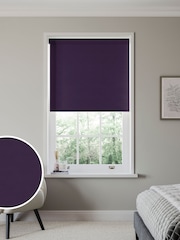 Grape Purple Glow Made to Measure Blackout Roller Blind - Image 1 of 6