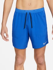 Nike Game Blue Dri-FIT Stride 7 Inch 2-In-1 Running Shorts - Image 3 of 16