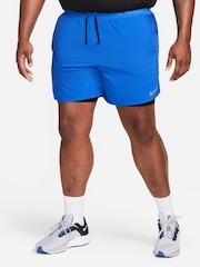Nike Game Blue Dri-FIT Stride 7 Inch 2-In-1 Running Shorts - Image 8 of 16