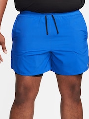 Nike Game Blue Dri-FIT Stride 7 Inch 2-In-1 Running Shorts - Image 9 of 16