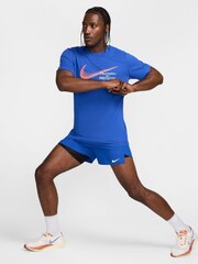 Nike Blue DriFIT Founders Graphic T-Shirt - Image 3 of 5