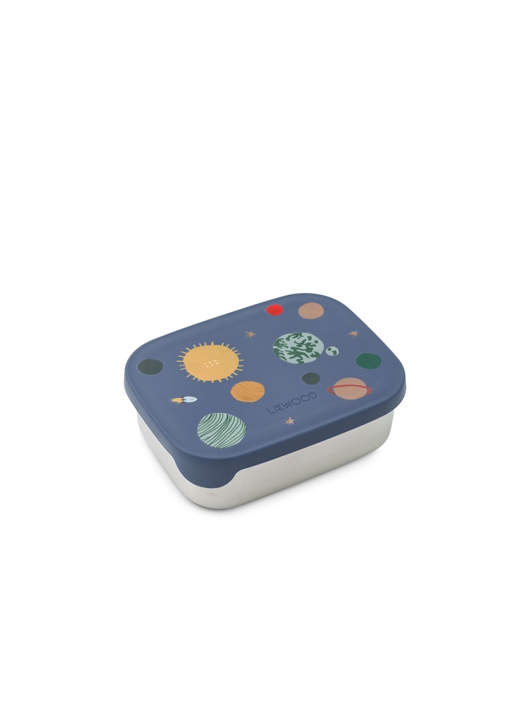 Liewood Blue Arthur Printed Lunchbox - Image 1 of 4 Liewood Blue Arthur Printed Lunchbox - Image 1 of 4