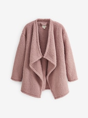 Pink Teddy Fleece Borg Cardigan - Image 5 of 6